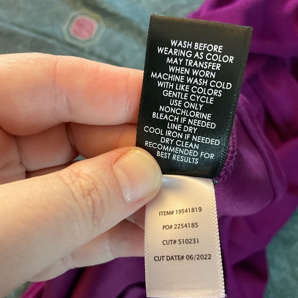 Torrid Midi Studio Cupro Boatneck Bodycon Dress Purple Size 1 Plus 1X NWT Office - Picture 9 of 9